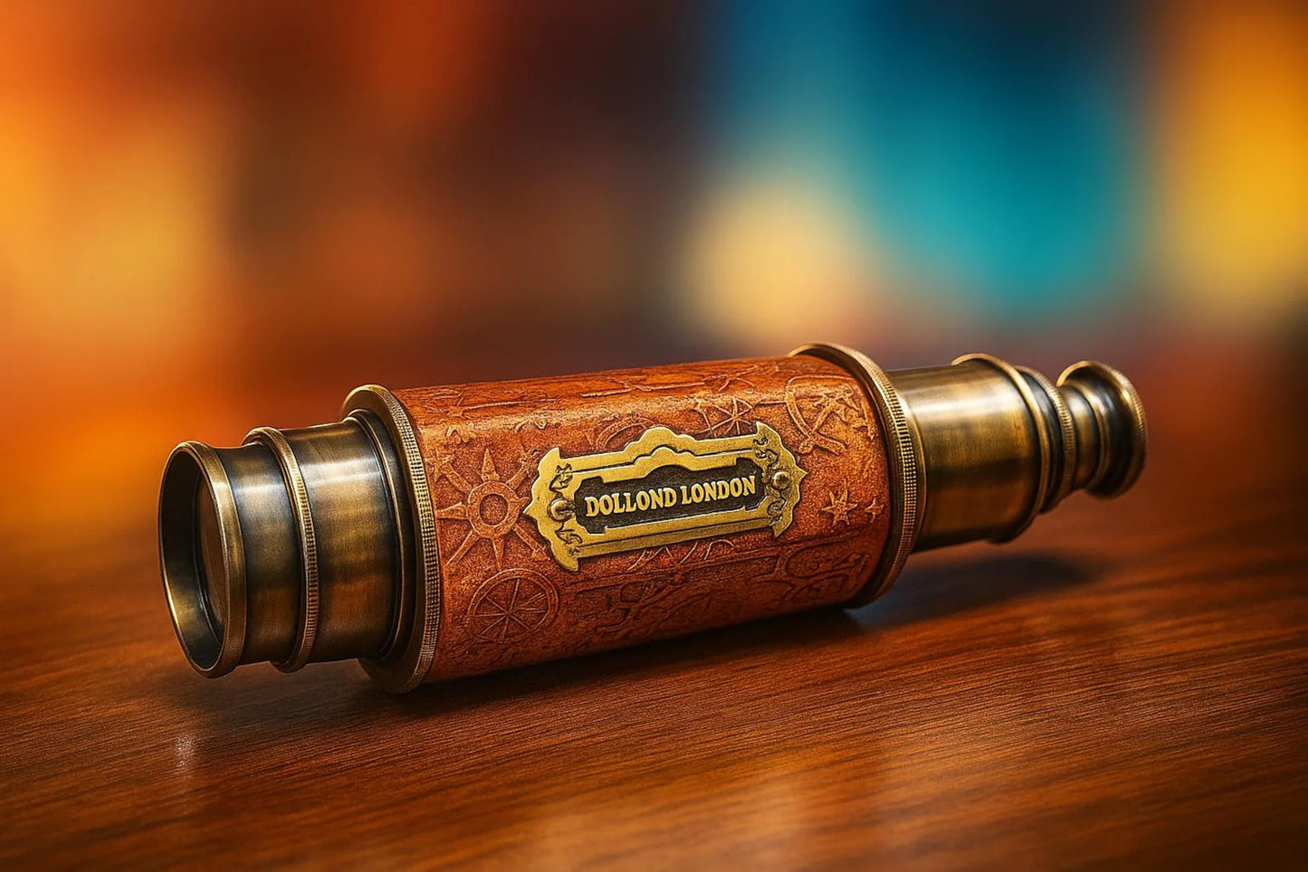 Dollond London 1920 Brass Telescope – Vintage Nautical Spyglass (50.8 cm)