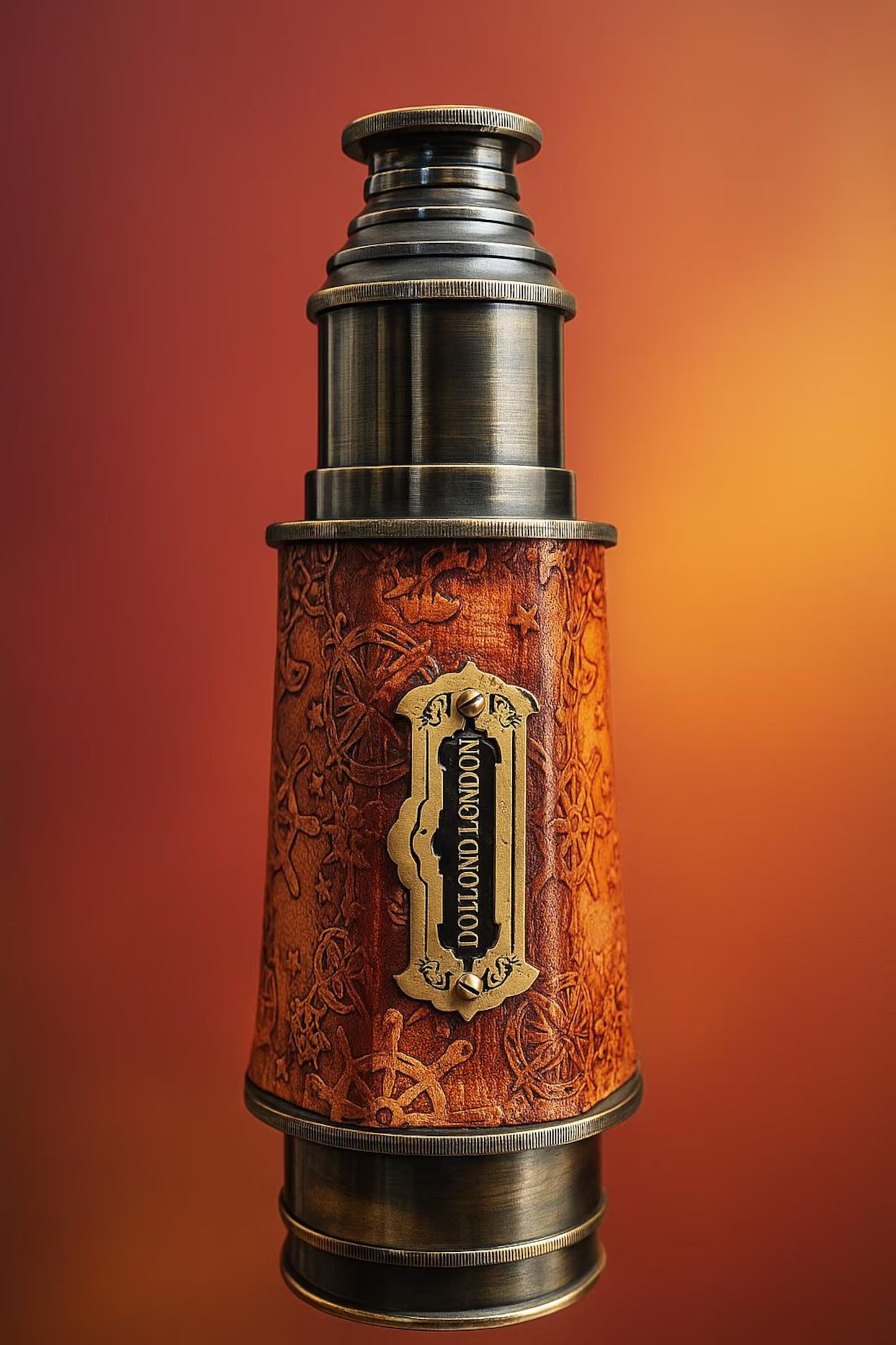 Dollond London 1920 Brass Telescope – Vintage Nautical Spyglass (50.8 cm)