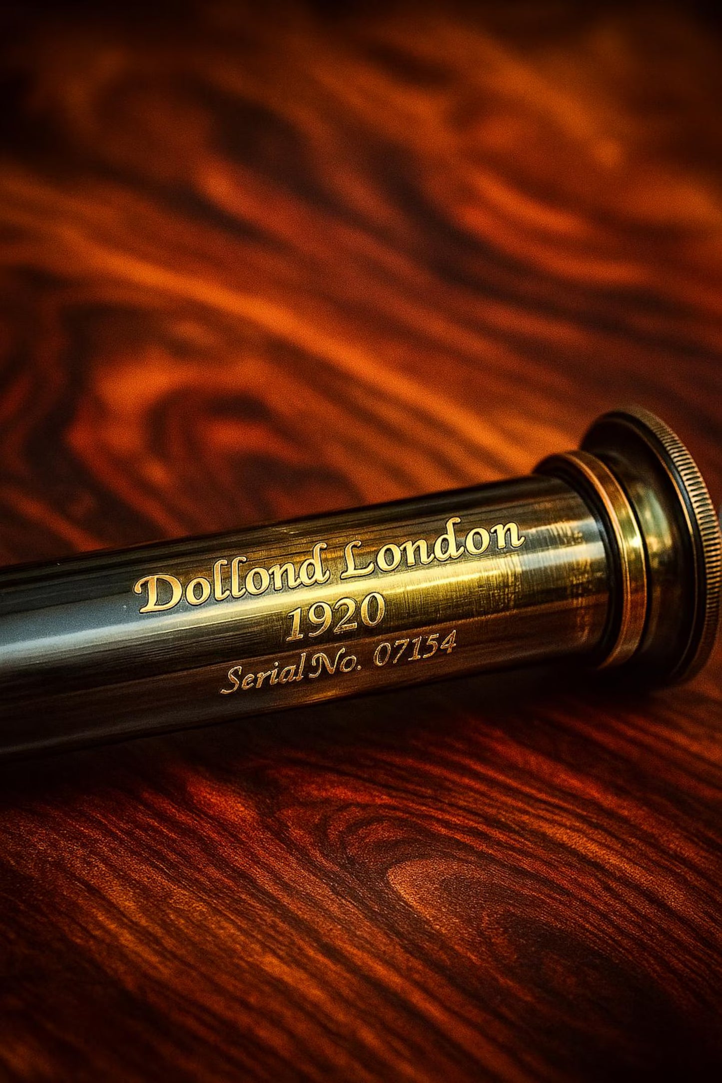 Dollond London 1920 Brass Telescope – Vintage Nautical Spyglass (50.8 cm)