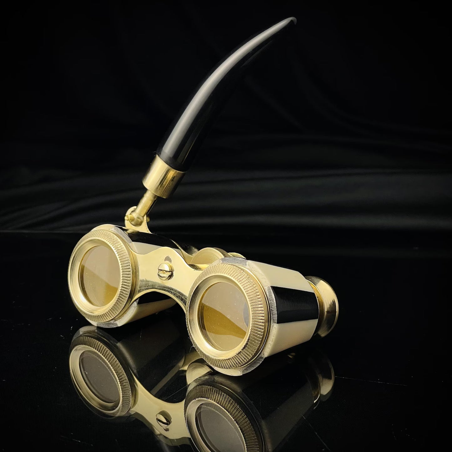 Vintage-Style Black Mother of Pearl Binoculars – Opera Glasses & Gift Idea