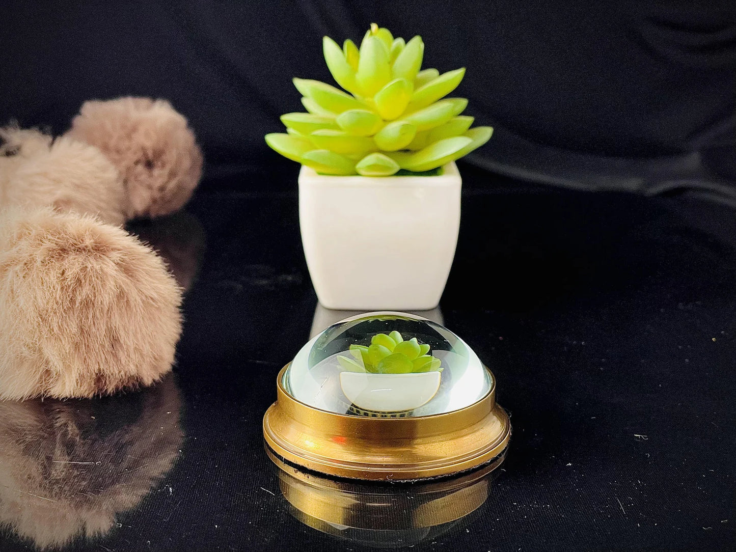 Vintage Brass Compass Paperweight – Nautical Gift