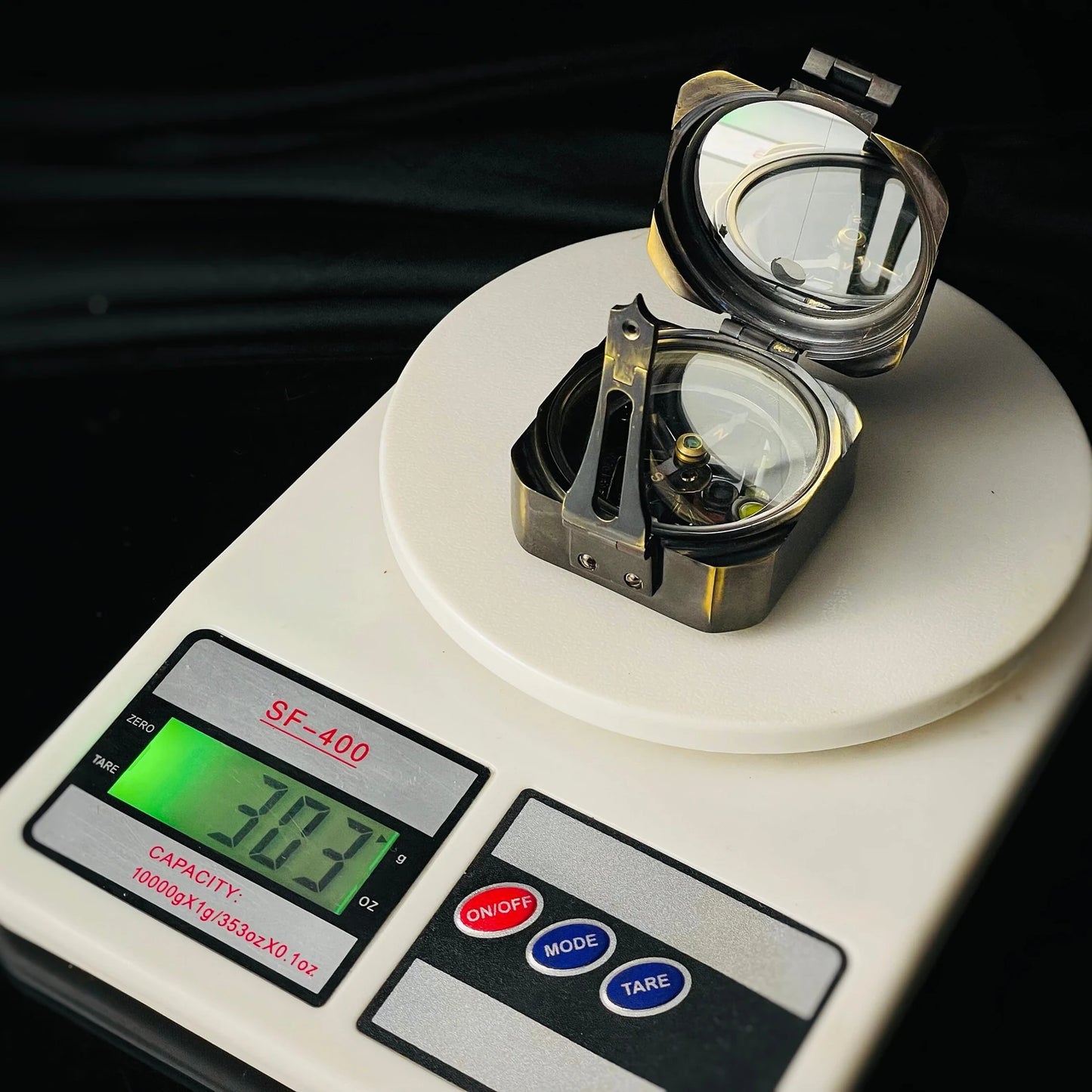 Antique-Style Brass Military Compass – Handmade