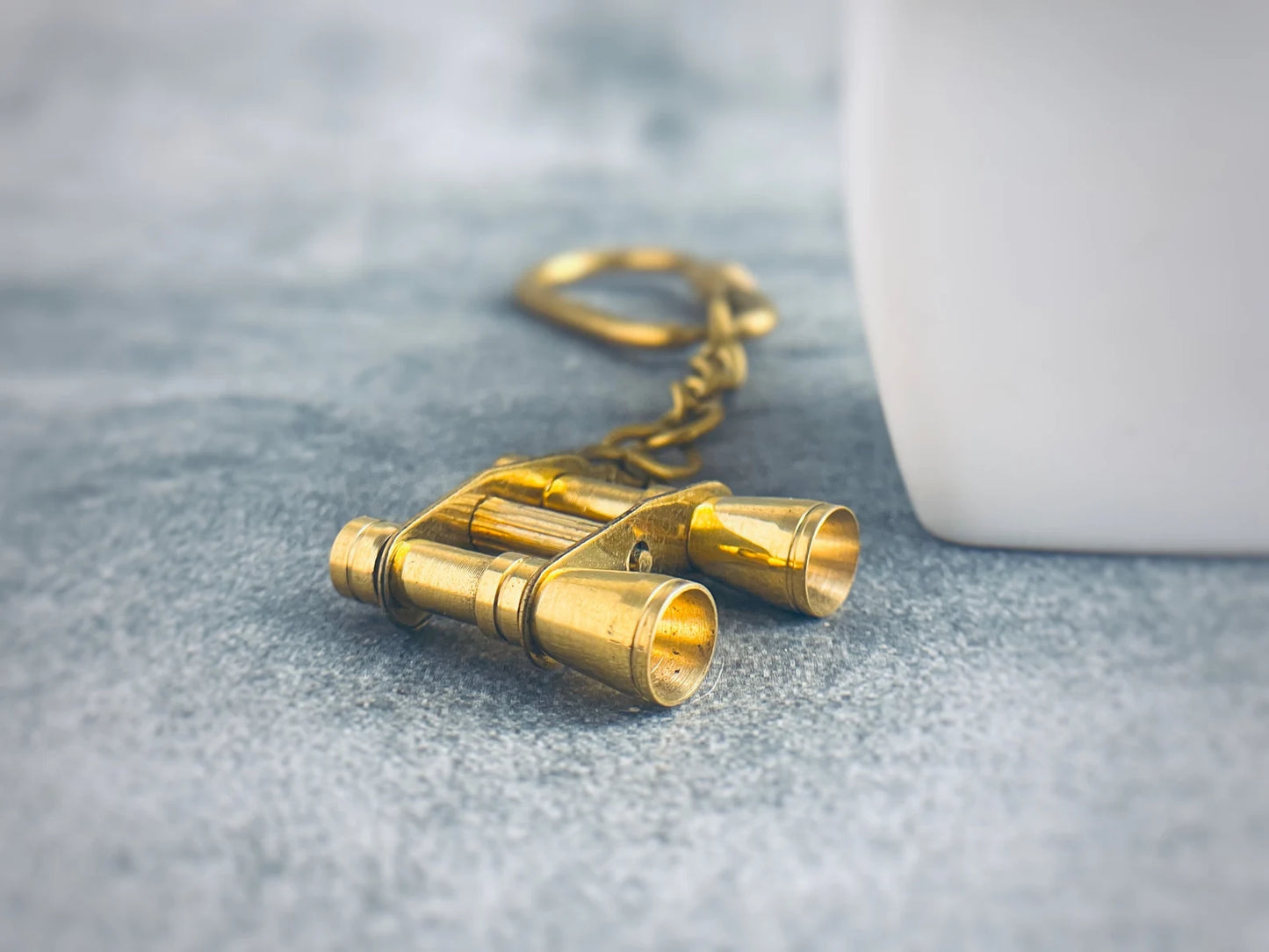 Handcrafted Mini Brass Binocular – Travel Souvenir Keychain