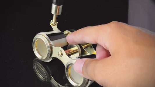 Vintage-Style Black Mother of Pearl Binoculars – Opera Glasses & Gift Idea