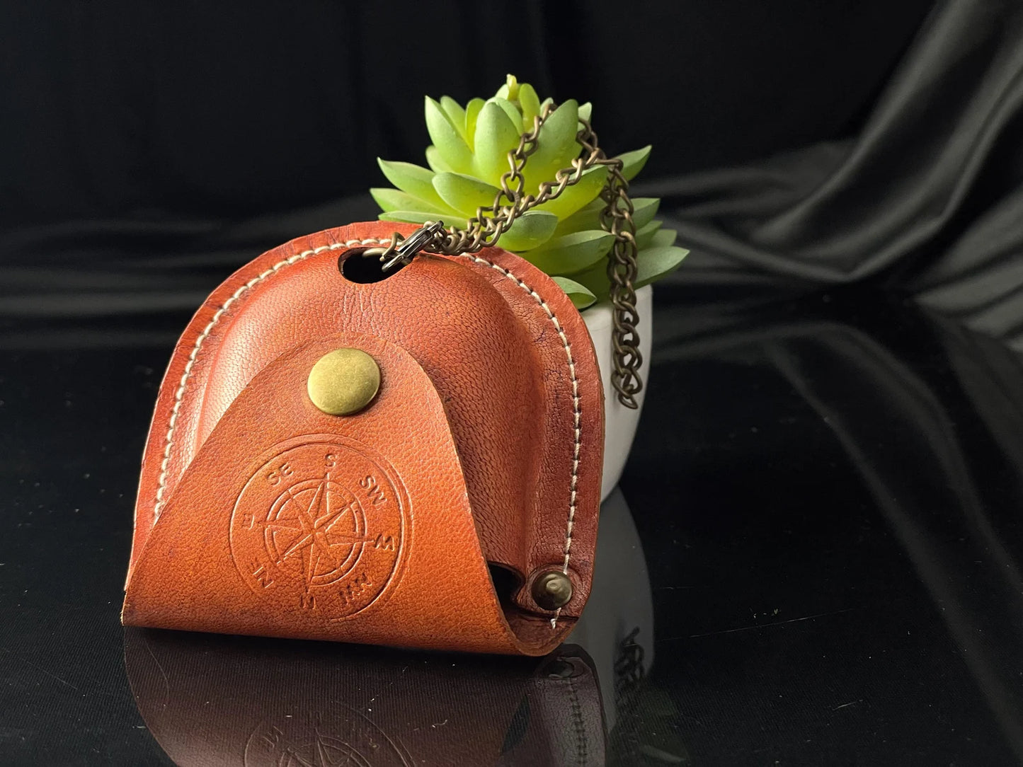 Handmade Brass Pocket Compass – Vintage Nautical Gift